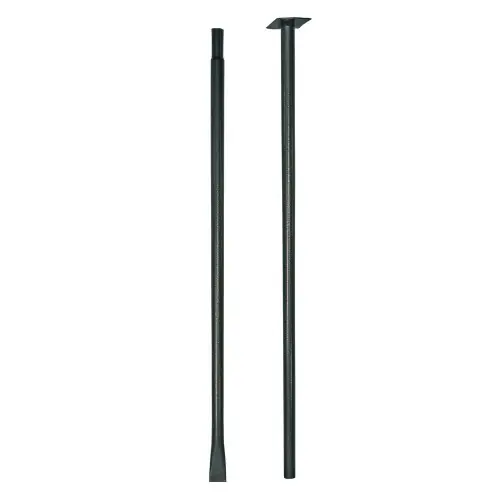 Mât fixation dans le sol anthracite - 190 cm - Acier époxy - Louis Moulin Commander Vite