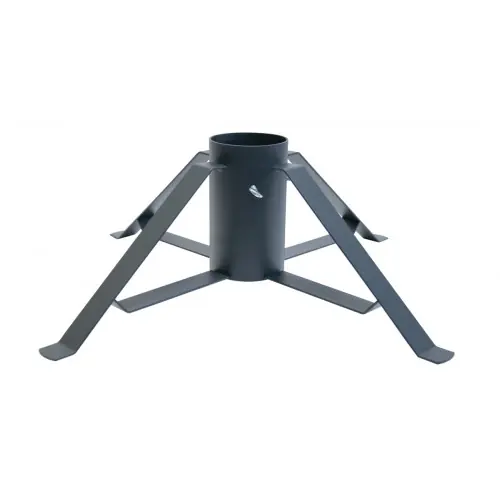 Pied de sapin 4 pieds fer plat anthracite tube 11 cm - Louis Moulin Haute Qualité