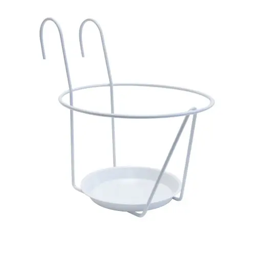 Porte-pots soucoupe crochet - 25 cm - blanc - Louis Moulin Seulement Aujourd'hui