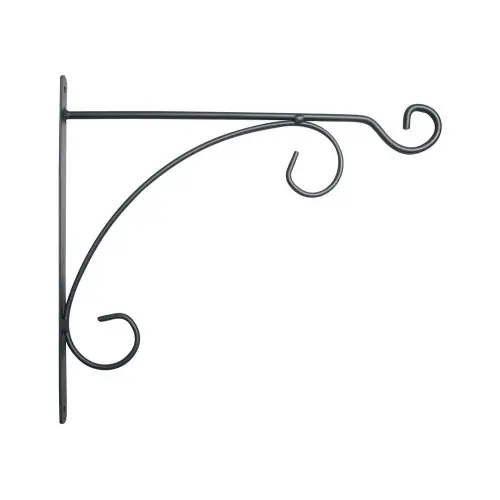 Potence fer rond anthracite - 32x30 cm - Acier époxy - Louis Moulin Meilleur Choix