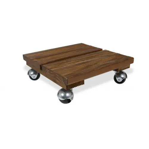 Usine Directe Roule plante BOIS carré naturel – 30×30 cm – Bois – Louis Moulin