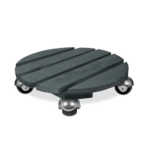 Roule-plante en bois rond anthracite "Basics " 37,5 cm - Louis Moulin Prix Cassé