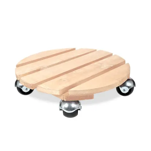 Expédition Rapide Roule-plante en bois rond brut "Basics " 37,5 cm - Louis Moulin