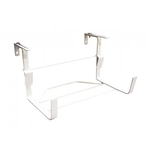 Super Prix Support jardinière fer plat fixations réglables – 35×18 cm – blanc – Louis Moulin