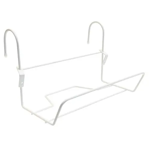 Support jardinière fil classique - 35x14 cm blanc - Louis Moulin Remise