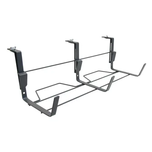 Dernier Modèle Support jardinière fixations réglables anthracite – 60×18 cm – Acier époxy – Louis Moulin