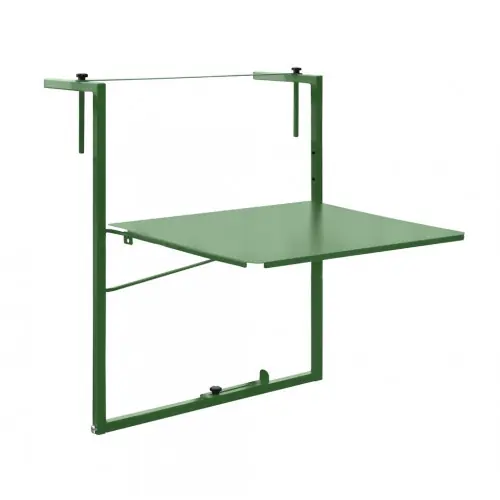 Table de balcon réglable Soléa - 55x45 cm - vert pâle - Louis Moulin Top Vente