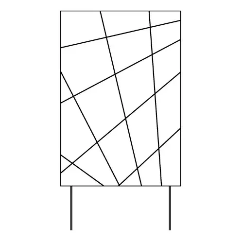 Treillis à piquer Mandala pour bac anthracite – 55×100 cm – Acier époxy – Louis Moulin Prix Promo