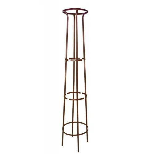 Tuteur colonne fer vieilli – 44×200 cm – Acier époxy – Louis Moulin Vente Directe
