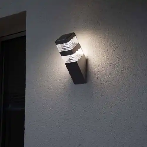 Applique extérieure module led 1000 Lm noir Pyramide LUMIHOME - LUMIHOME Réduction