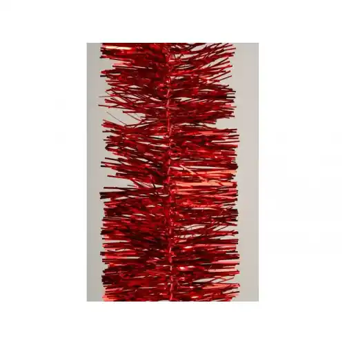 En Plastique Guirlande Rouge Brillante 75Mmx2.7M Rouge De Noel - LUMINEO Bon Marché
