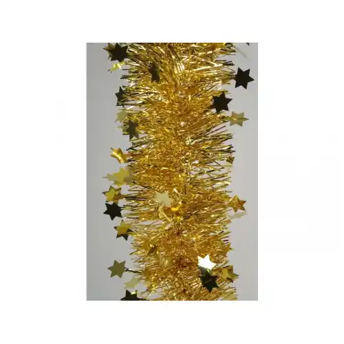 Guirlande Décorative De Noël Etoile Or Clair, H.270 Cm – LUMINEO Nouvel Arrivage