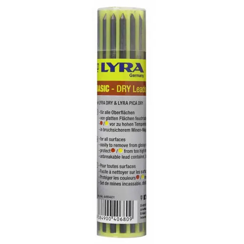 Commande En Gros Etui de 12 mines LYRA DRY graphite 2B – LYRA