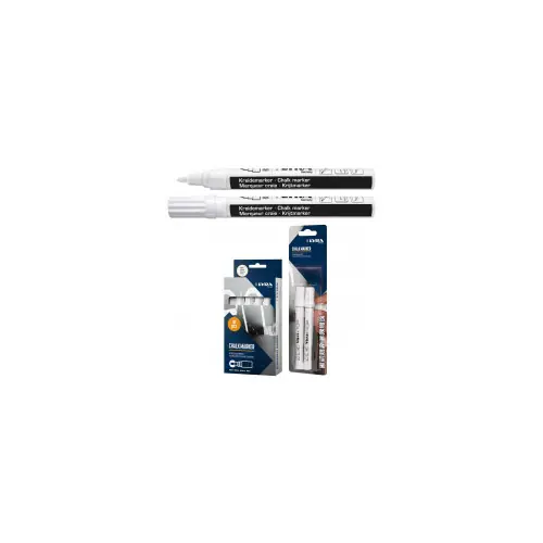 Offre Du Jour Marqueur craie liquide 2 marqueurs craie liquide Blanc – LYRA