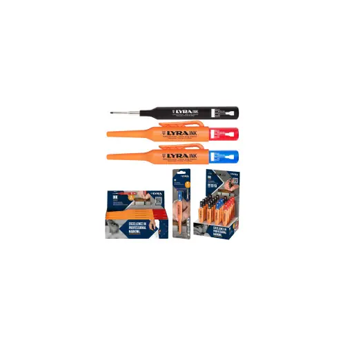 Marqueur lyra ink profi Box de 20 marqueurs Lyra Ink (12 noirs + 5 rouges + 3 bleus) - LYRA Promotion