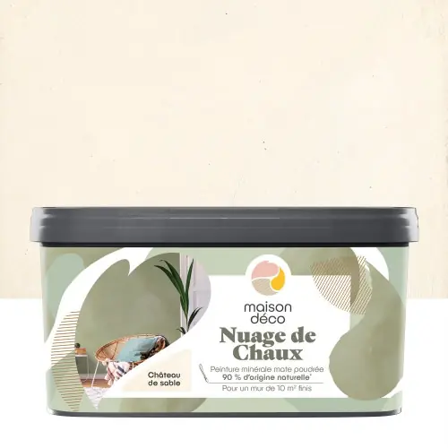 Peinture a effet, Nuage de chaux MAISON DECO, chat. sabl, extramat, 2 l - MAISON DECO Super Prix