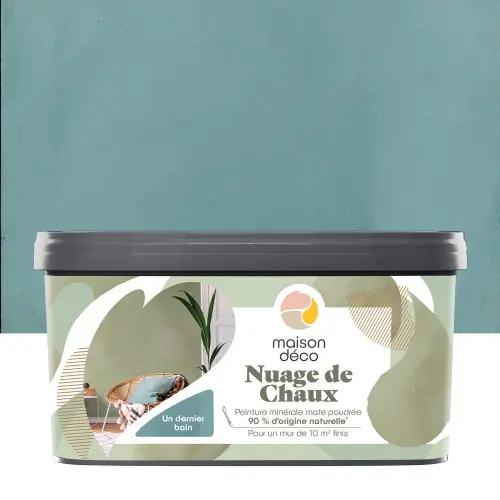 Expédié Aujourd'hui Peinture a effet, Nuage de chaux MAISON DECO, dernier bain, extramat, 2 l - MAISON DECO