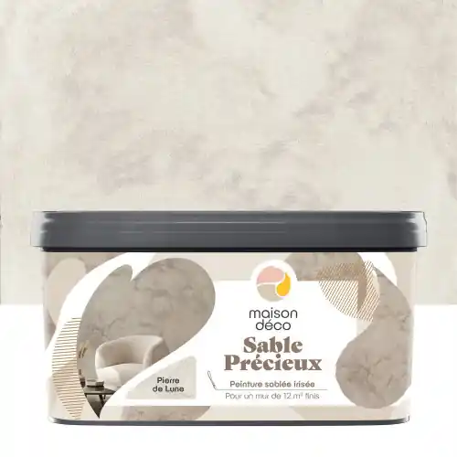 Livraison Express Peinture à effet, Sable precieux MAISON DECO, pierre lune, sablé, 2l – MAISON DECO