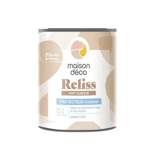 Commander Maintenant Protecteur Relisse mat nuance, MAISON DECO, protecteur incolore satiné, 1l – MAISON DECO