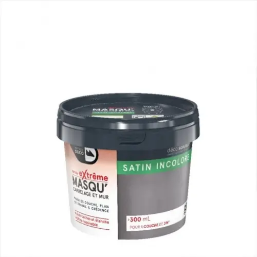 Vernis Masqu‘carrelage et mur MAISON DECO, Transparent, 0.3 l – MAISON DECO Acheter En Ligne