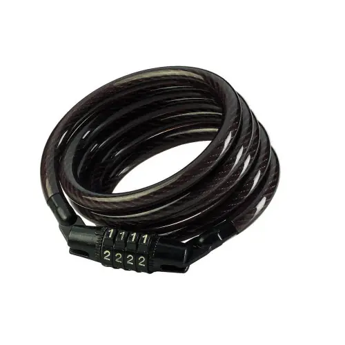 Meilleur Prix Câble antivol MASTERLOCK, L.120 m x Diam.8 mm - MASTER LOCK