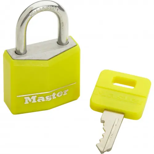 Populaire Cadenas à clé MASTER LOCK aluminium, l.30 mm - MASTER LOCK
