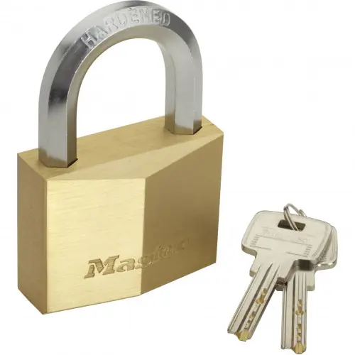 Cadenas à clé MASTER LOCK laiton, l.60 mm - MASTER LOCK Achetez Aujourd'hui