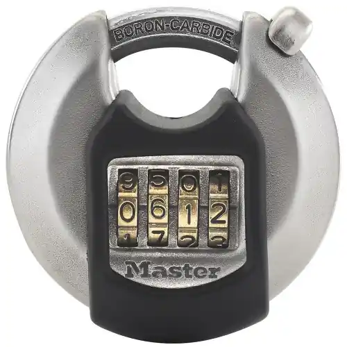 Cadenas à combinaison en inox,MASTER LOCK, l.70 mm - MASTER LOCK Commande En Gros