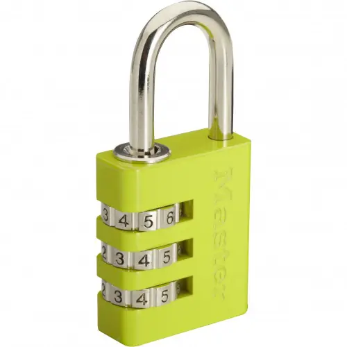 Certifié Cadenas à combinaison MASTER LOCK aluminium, l.30 mm – MASTER LOCK