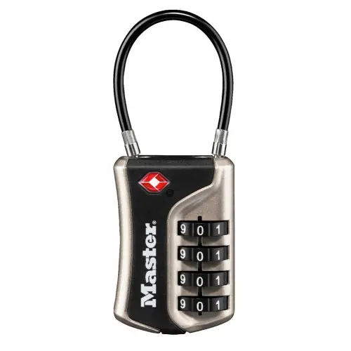 Cadenas à combinaison MASTER LOCK zinc, l.35 mm - MASTER LOCK Bon Marché