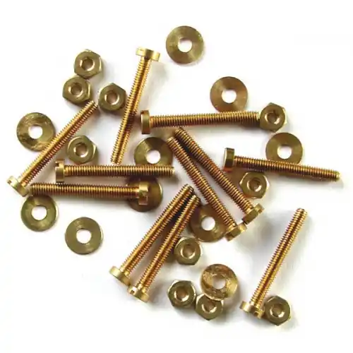 10 vis (10/20 mm) + 10 rondelles + 10 écrous Ø 2,5 mm – MAXICRAFT Achat Immédiat