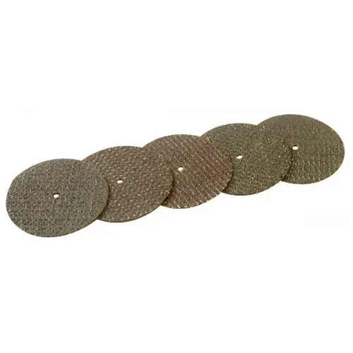Prix Réduit 5 disques à tronçonner renforcés fibre verre Ø 32 mm - MAXICRAFT