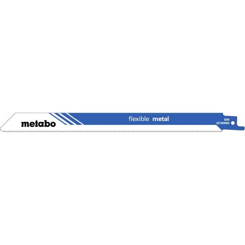 100 lames de scie sabre « flexible metal » BiM – 225 x 0,9 mm – Metabo Meilleur Choix