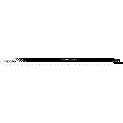 Dernier Modèle 2 lames de scie sabre « expert fibre insulation » HCS - 300 x 1,27 mm - Metabo