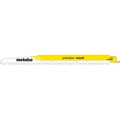 2 lames de scie sabre « precision wood » - 240 x 1,5 mm - Metabo Bon Marché