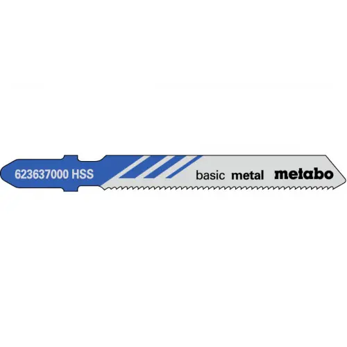 Prix Choc 5 Lames scie sauteuse HSS 51 mm/ 1,2 pour scie sauteuse - Metabo
