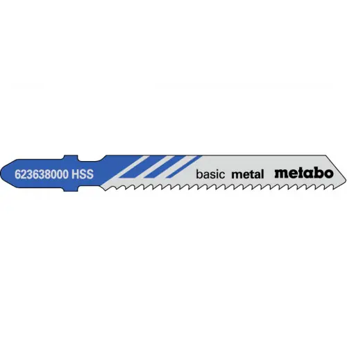 Promotion Saisonnière 5 Lames scie sauteuse HSS 51 mm/ 2,0 pour scie sauteuse - Metabo