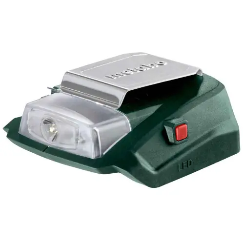 Satisfait Ou Remboursé Adaptateur 14,4-18 V PA 14,4-18 LED-USB - Pick+Mix (sans batterie) - Metabo