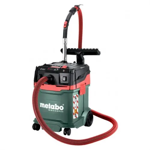 Livraison Express Aspirateur 18 V AS 36-18 M 30 PC CC - 30L - Coffret metaBOX - sans batterie - Metabo