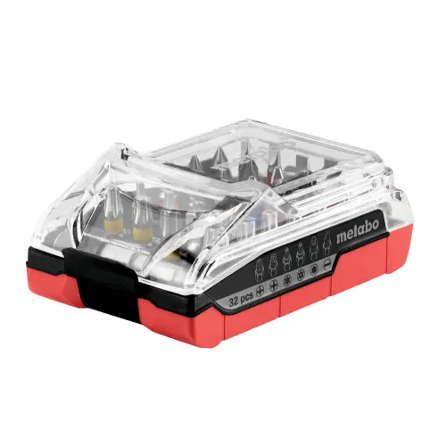 Coffret d‘embouts Batterie 32 pieces pour visseuse – Metabo Petit Prix