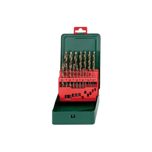 Prix Choc Coffret de 19 forets à métaux en acier rapide HSS-CO SP - Metabo