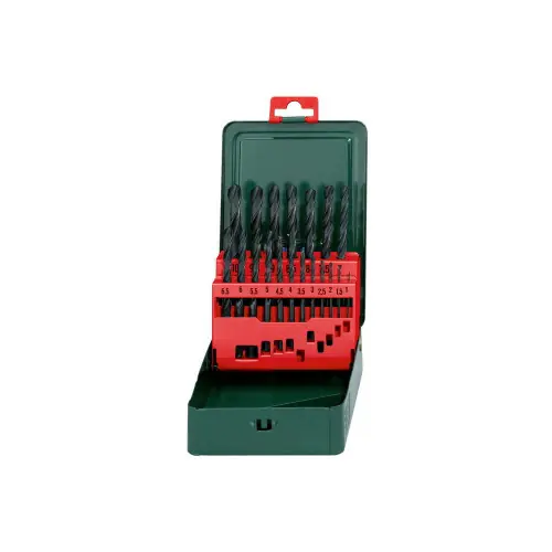 Coffret de 19 forets à métaux en acier rapide HSS-R SP - Metabo Nouvel Arrivage