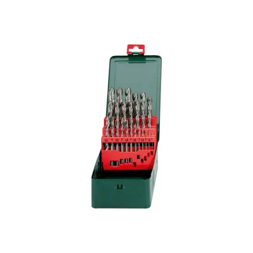 Dernière Chance Coffret de 25 forets à métaux en acier rapide HSS-G SP - Metabo