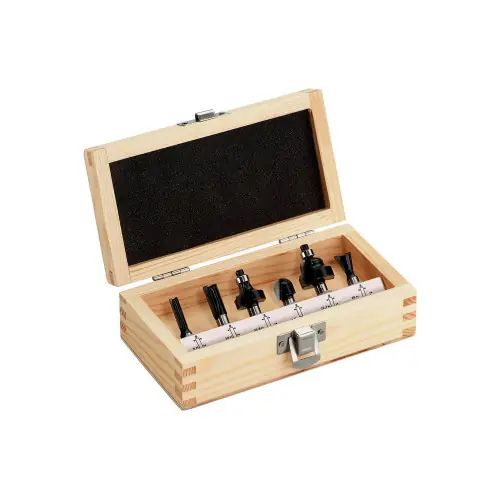 Haute Qualité Coffret de 6 fraises SP, 8 mm - Metabo
