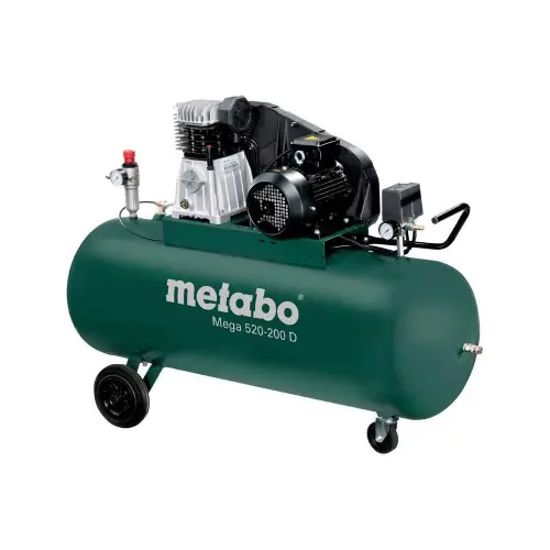 Compresseur Mega 520-200 D - débit effectif 320 l/min - Metabo Commande En Gros