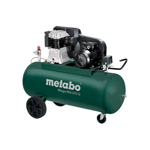 Achat Immédiat Compresseur Mega 650-270 D – débit effectif 450 l/min – Metabo