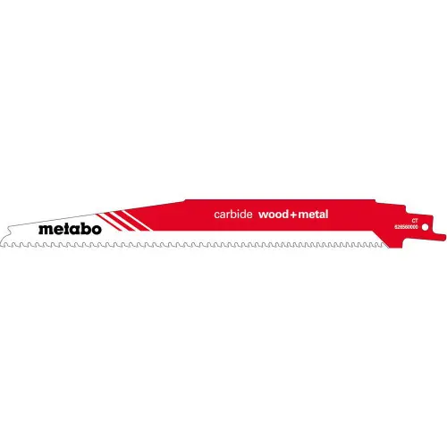 Lame de scie sabre « carbide wood + metal » HM - 225 x 1,25 mm - Metabo Commander Maintenant