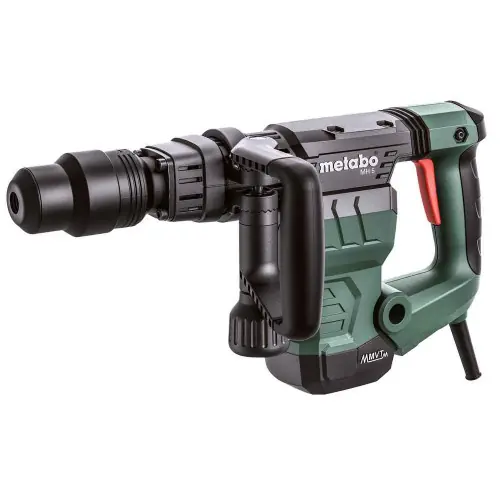 Acheter En Ligne Marteau burineur SDS Max MH 5 – 1100W – Energie 7,1 J – jusqu‘à 3000 frappe/min – Metabo