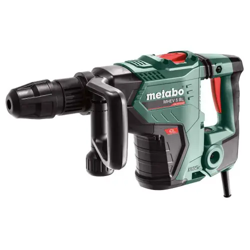 Seulement Aujourd&rsquo;hui Marteau burineur SDS Max MHEV 5 BL – 1150W – Energie 8,7 J – jusqu‘à 2900 frappe/min – Coffret – Metabo