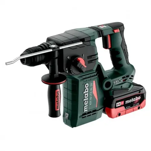 Offre Exclusive Marteau perforateur burineur 18 V KH 18 LTX 24 BL – 2×5,5Ah – 2,2J – Coffret metaBOX – batterie incluse – Metabo